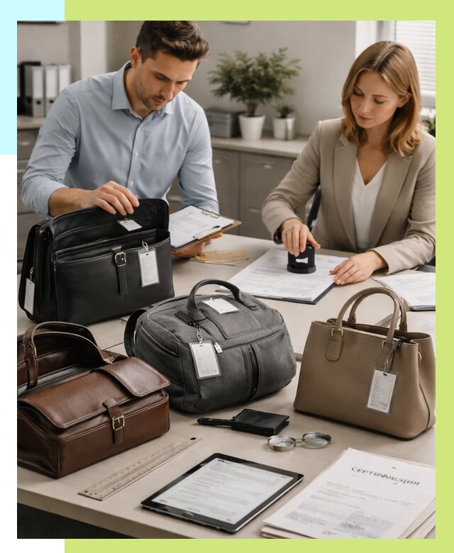 Сертификация сумок в Серпухове от 7621 руб. | Алешин-Срп