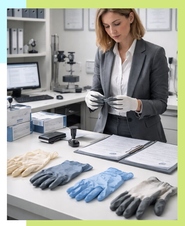 Сертификация перчаток в Серпухове от 8637 р. | Алешин-Срп