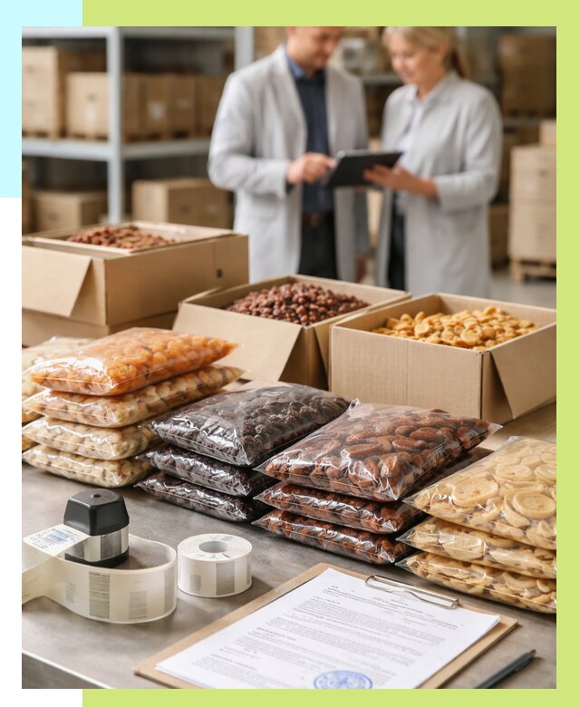 Сертификация сухофруктов в Серпухове от 12193 р. | Алешин-Срп под ключ