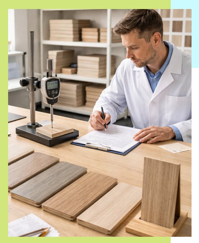 Сертификация ламината с испытаниями и оформлением документов в Серпухове