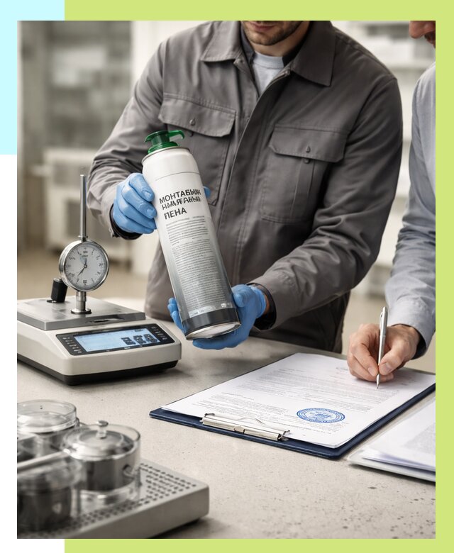 Сертификация монтажной пены в Серпухове от 15242 р. | Алешин-Срп