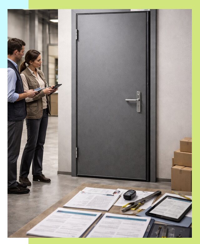 Сертификация противопожарных дверей в Серпухове от 9145 р. | Алешин-Срп