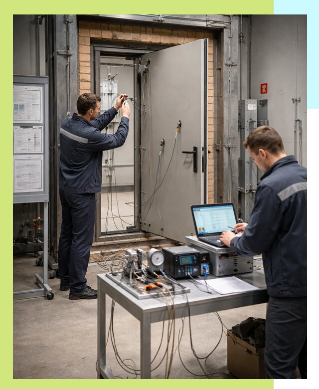 Сертификация противопожарных дверей в Серпухове по ГОСТ и ТР