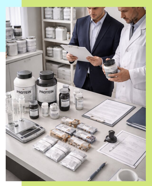 Сертификация спортивного питания в Серпухове от 15242 р., Алешин-Срп