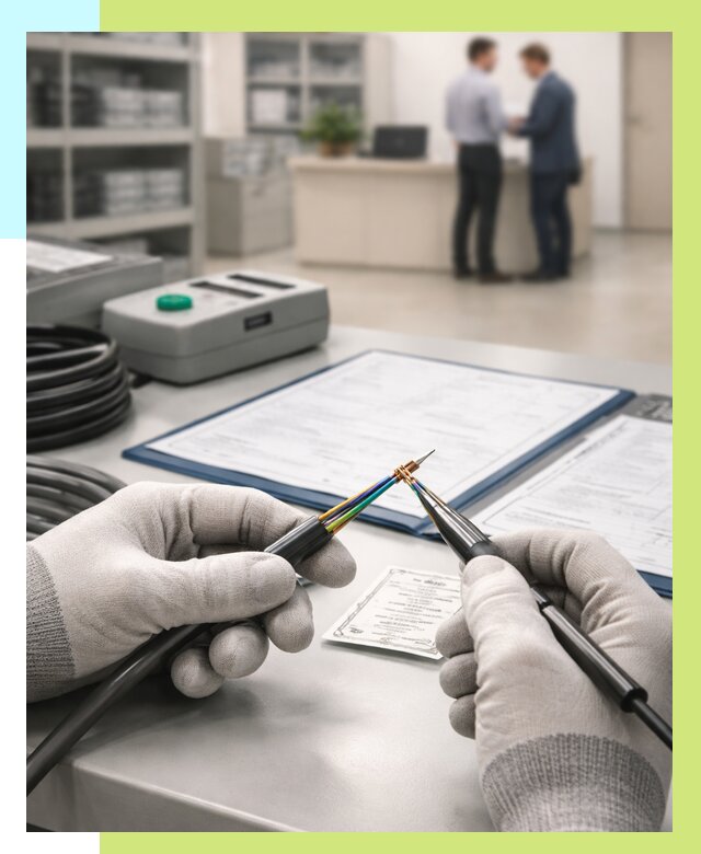 Сертификация провода в Серпухове от 18290 р. в Алешин-Срп