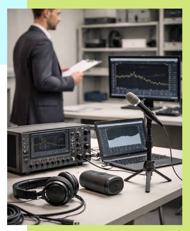 Сертификация аудиотехники в Серпухове от 15242 р., Алешин-Срп