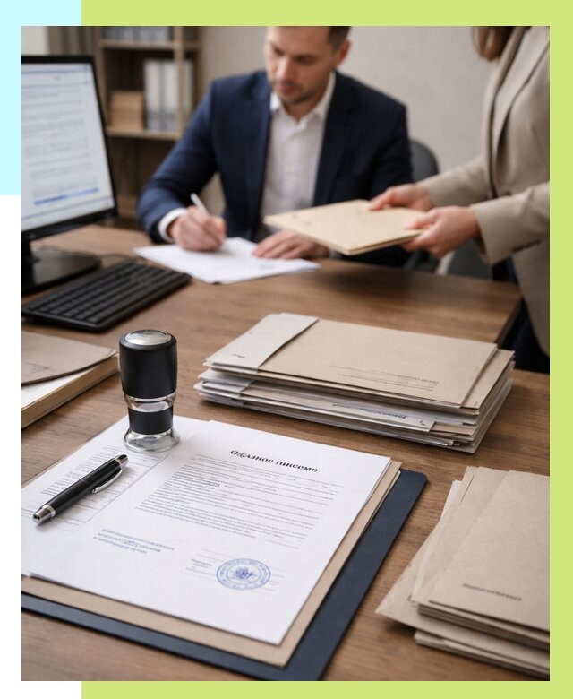 Отказное письмо для таможни в Серпухове от 3048 р, Алешин-Срп