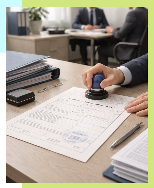 Сертификат происхождения СТ 1 в Серпухове от 4572 р. | Алешин-Срп