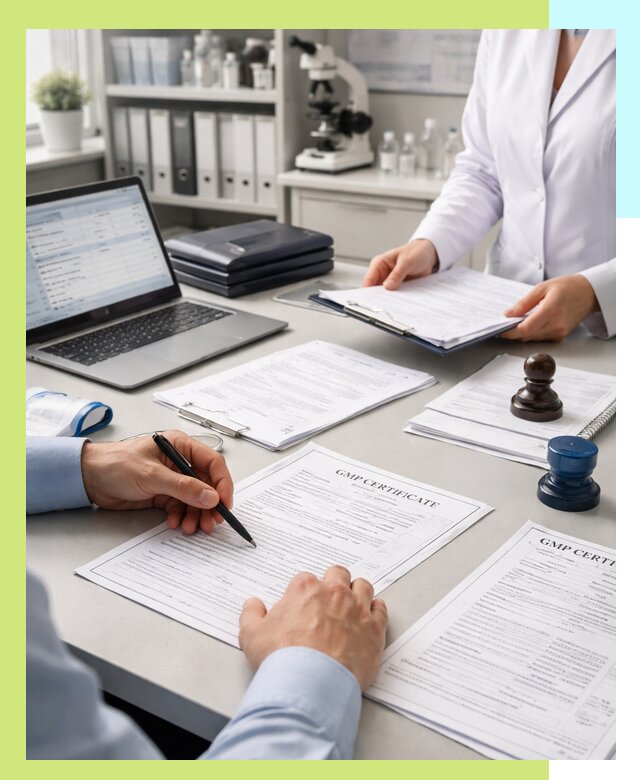 Оформление сертификата GMP в Серпухове для фармпроизводства