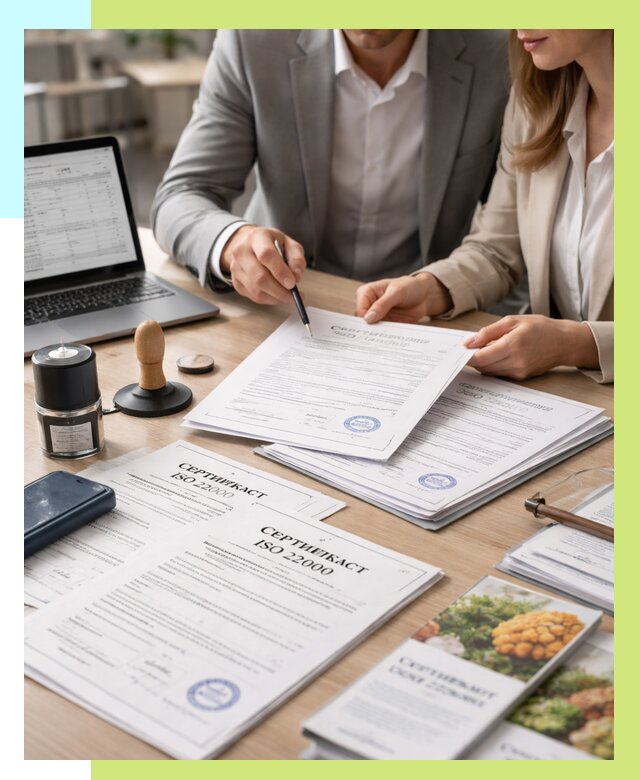 Сертификат ISO 22000 в Серпухове от 40644 р. под ключ | Алешин-Срп