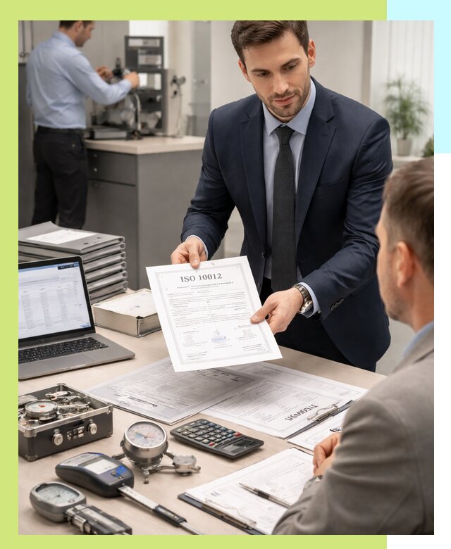 Выдача сертификата ISO 10012 по требованиям метрологии в Серпухове