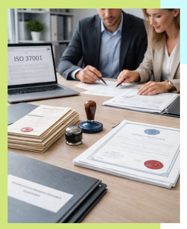 Получение сертификата ISO 37001 по системе борьбы с коррупцией в Серпухове